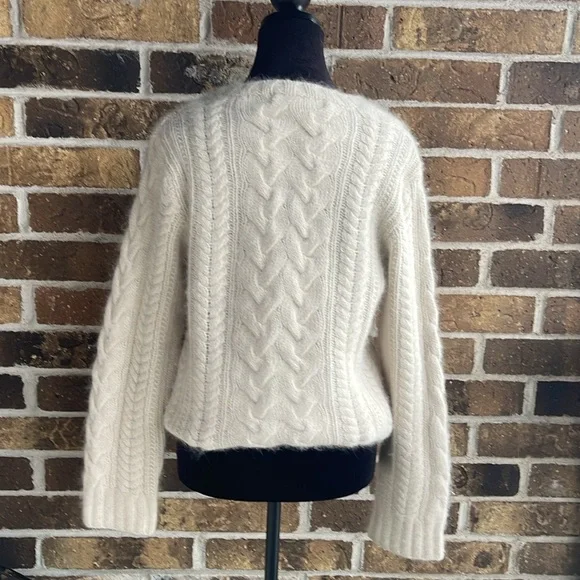 J CREW Hand Knit Lambswool Angora Sweater - Picture 5 of 10